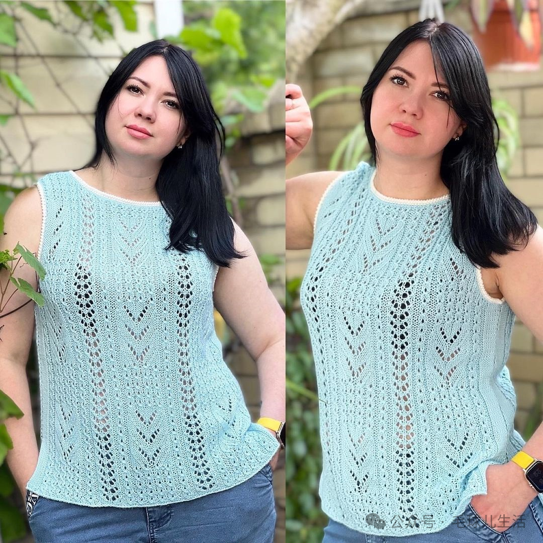 时尚毛背心编织款式女_编织毛背心的样式女士_毛线编织背心女士