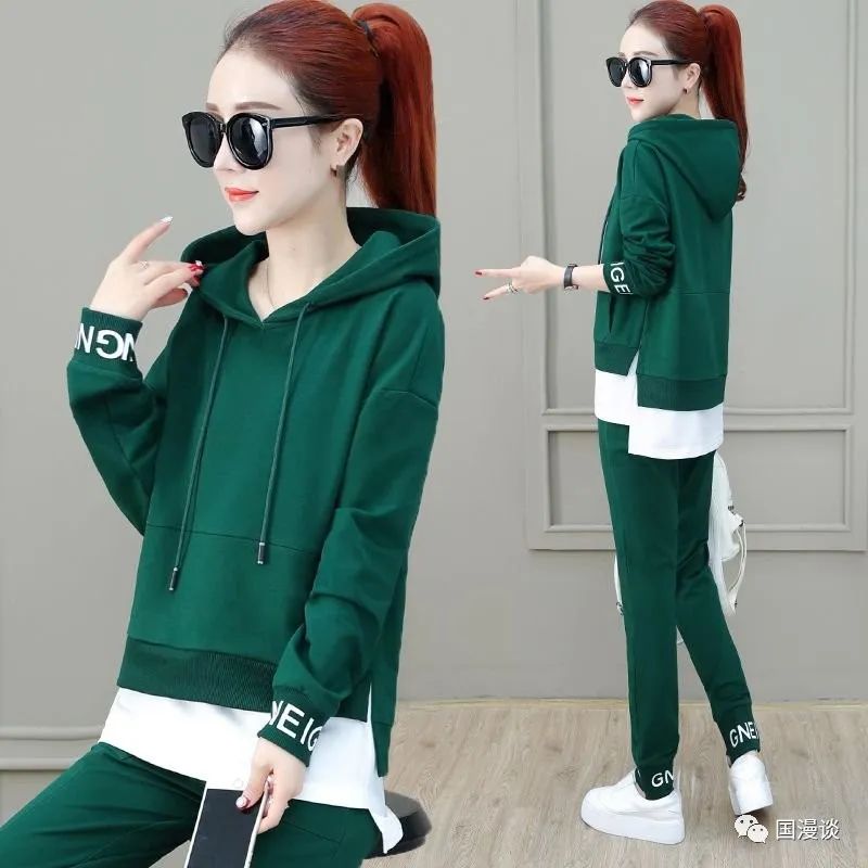 春秋休闲套装女装时装_春秋运动服女装套装时尚_春秋套装服时尚运动女装品牌