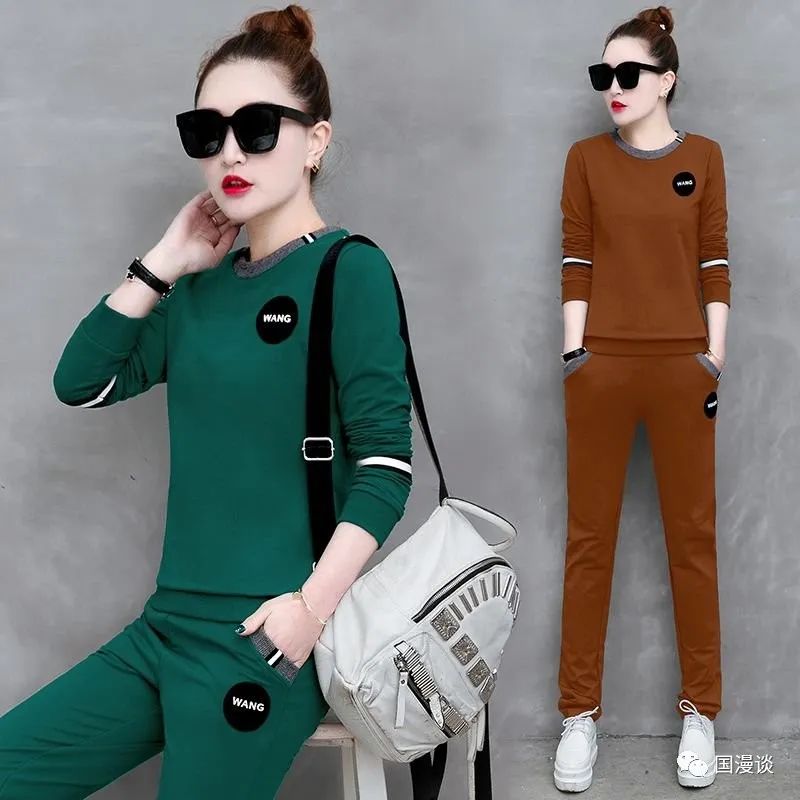 春秋休闲套装女装时装_春秋运动服女装套装时尚_春秋套装服时尚运动女装品牌