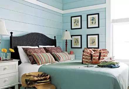 简约卧室装修风格效果图片大全_卧室壁纸装修效果图简约时尚_简约卧室壁纸装饰墙图片