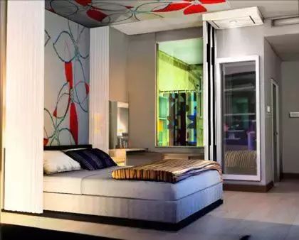 简约卧室壁纸装饰墙图片_简约卧室装修风格效果图片大全_卧室壁纸装修效果图简约时尚