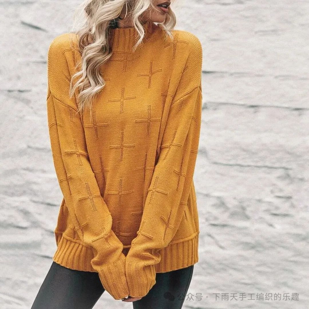毛衣新款手工编织_时尚毛衣的织法视频_手织时尚毛衣