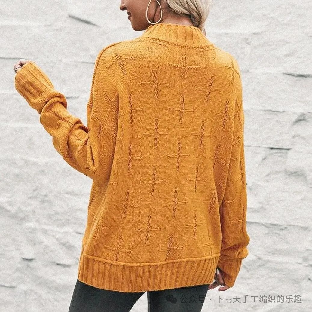 手织时尚毛衣_毛衣新款手工编织_时尚毛衣的织法视频