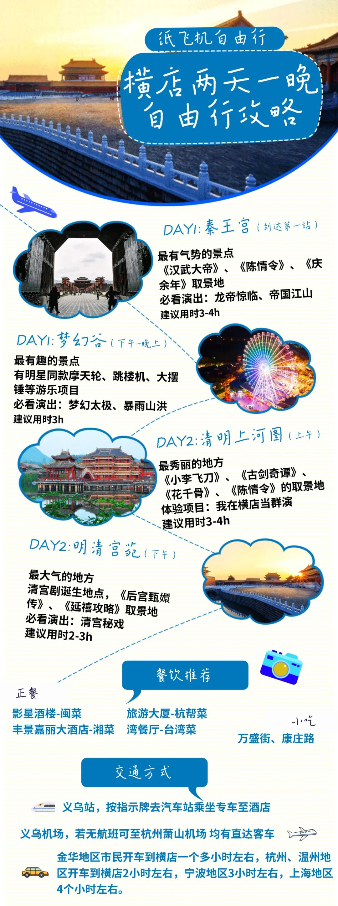 横店游玩攻略2日游_横店旅游攻略一日游_攻略横店日游旅游路线