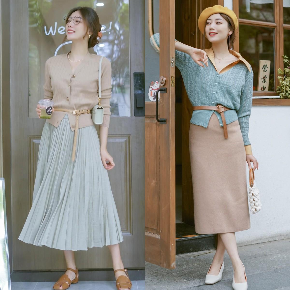 开衫的时尚搭配图片-搭配衣服图片女装2020(图2) 搭配衣服图片女装2020_开衫的时尚搭配图片_搭配衣服图片女