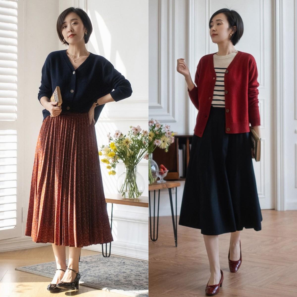 开衫的时尚搭配图片-搭配衣服图片女装2020(图5) 开衫的时尚搭配图片_搭配衣服图片女_搭配衣服图片女装2020