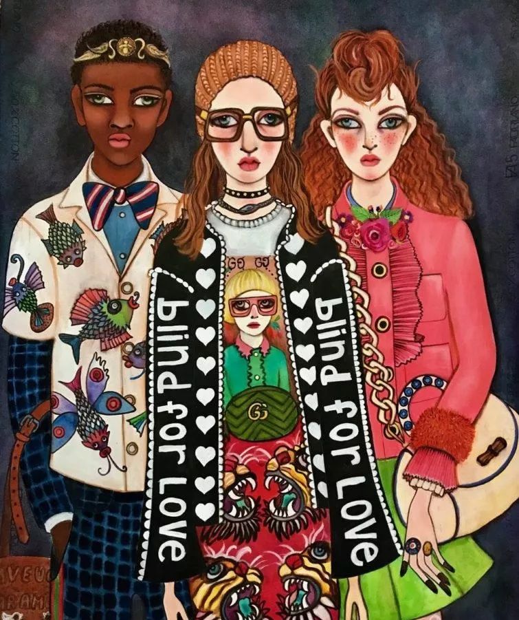 创意插画系列_时尚创意插画_创意插画时尚图片大全