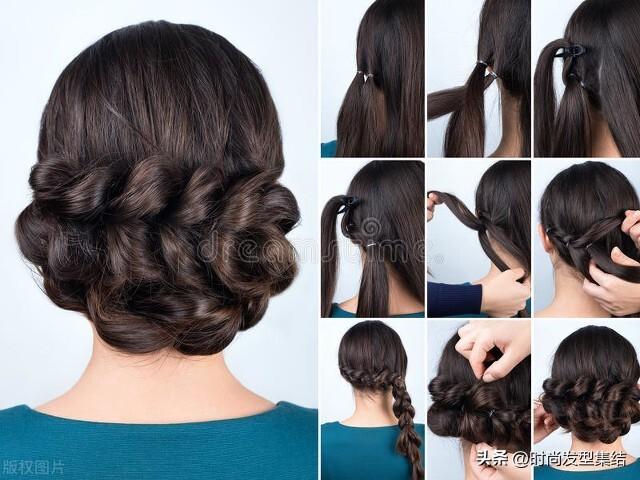 时尚盘发视频_视频时尚盘发怎么弄_简单时尚盘发视频
