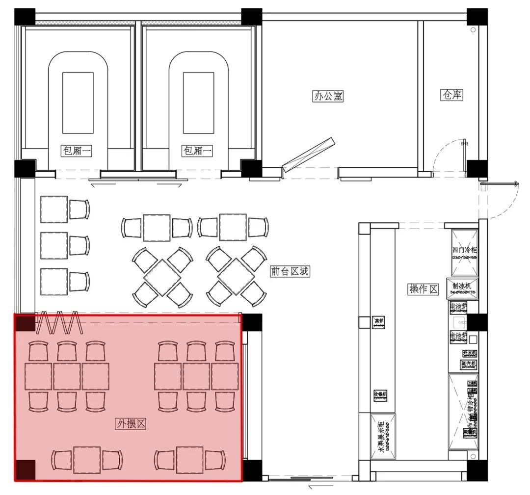 时尚餐饮设计_时尚餐饮空间_现代餐饮空间设计案例