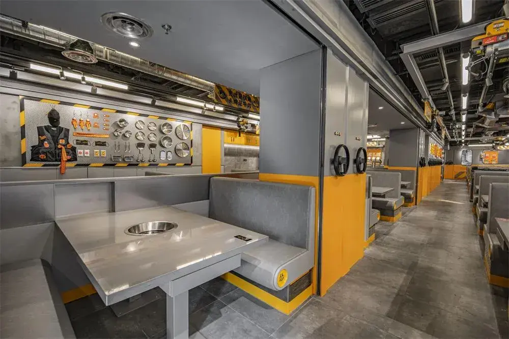 时尚餐饮空间-餐饮时尚空间设计方案(图7) 时尚餐饮空间_餐饮时尚空间设计方案_餐饮空间风格