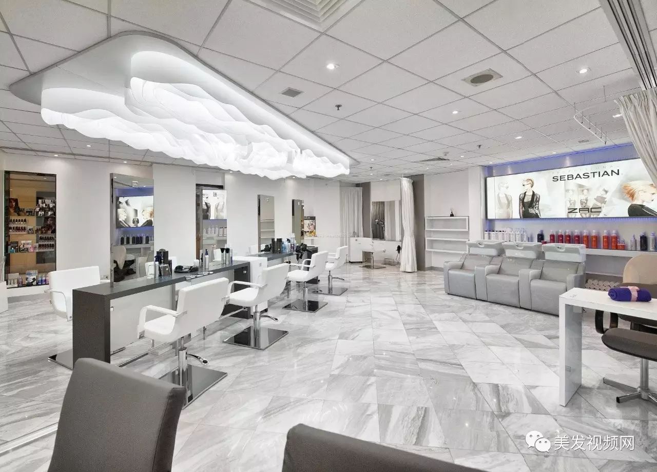 时尚发廊装修-经典发廊装修