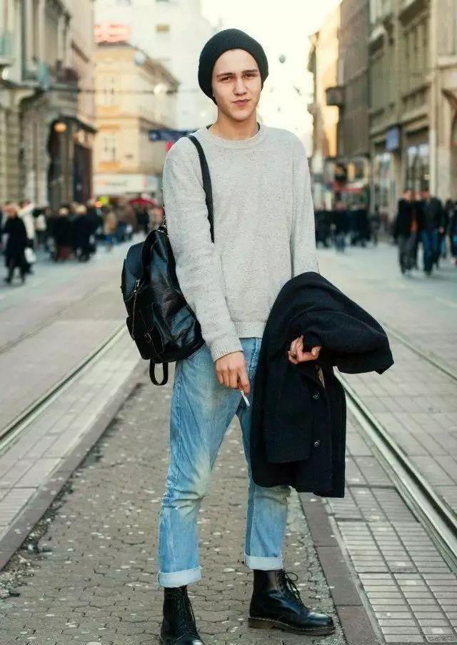 时尚男靴子_靴子男士_靴子的搭配穿法男