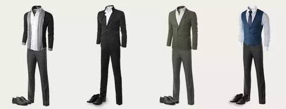 男士时尚西装搭配-男士西装搭配