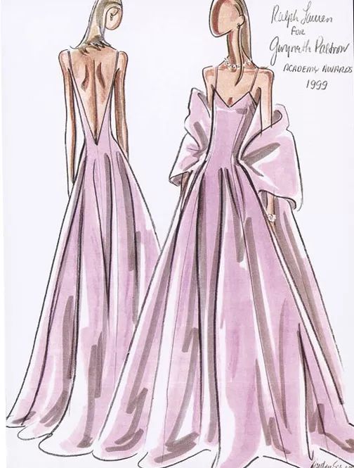 时尚晚礼服设计图手稿-礼服手稿素描图(图31) 礼服手稿素描图_礼服手绘设计图_时尚晚礼服设计图手稿