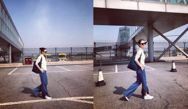 孔孝真机场时尚-机场时装秀(图5) 机场时装秀_孔孝真机场时尚_孔孝真机场照