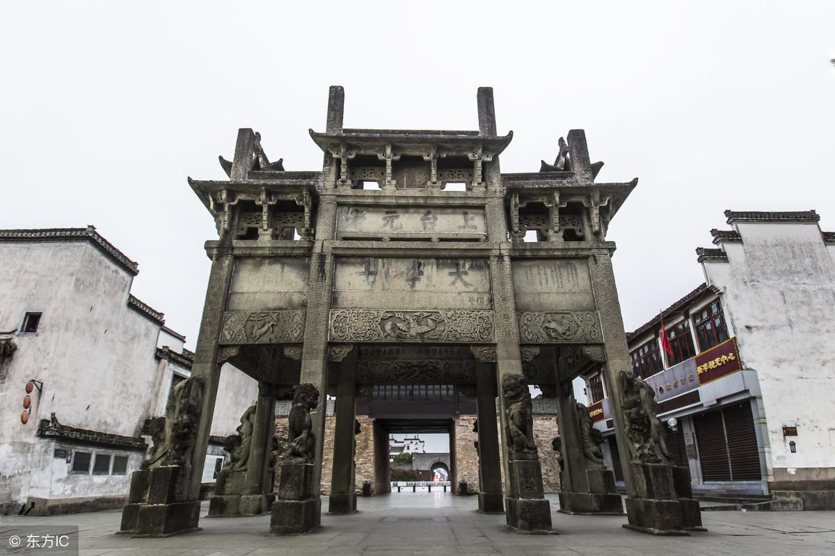 安徽渔梁坝旅游攻略_新安江渔梁坝_徽州渔梁坝