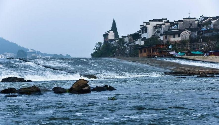 新安江渔梁坝_徽州渔梁坝_安徽渔梁坝旅游攻略