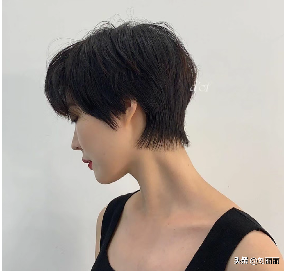 女生时尚短发图片-短发时尚女孩图片头像