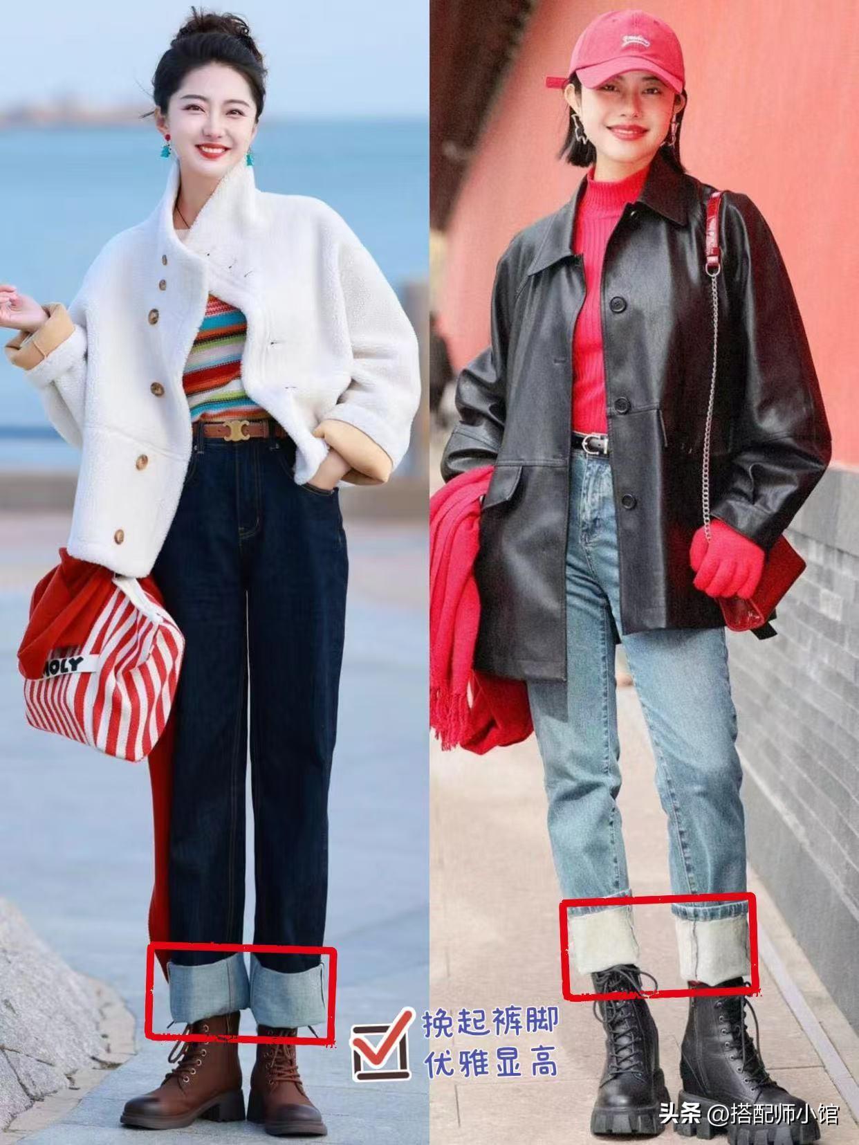 马丁靴时尚搭配图片女_马丁靴时尚吗_时尚马丁靴