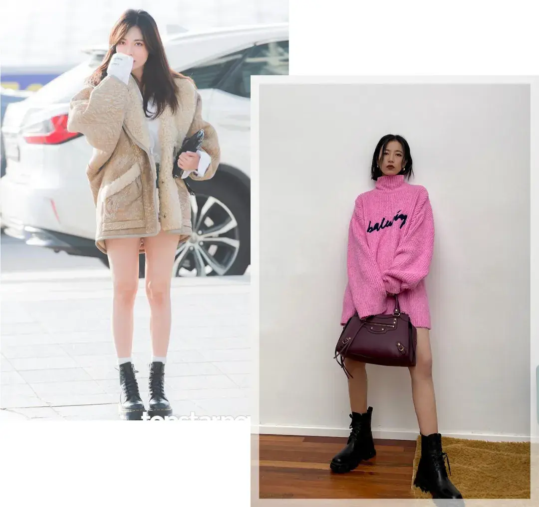 马丁靴时尚穿搭_马丁靴时尚吗_时尚马丁靴