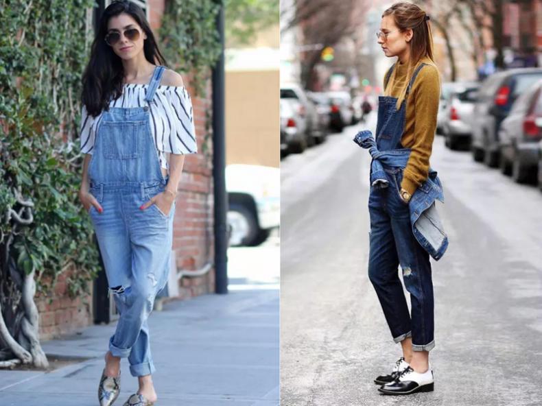 学生气背带裤如何穿才时尚_背带裤穿搭学生_穿背带裤上学