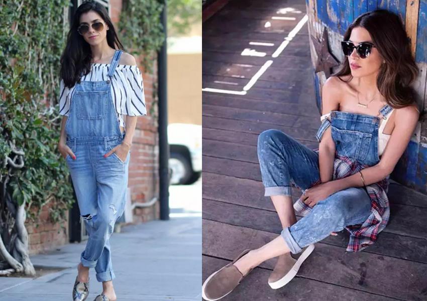 学生气背带裤如何穿才时尚_穿背带裤上学_背带裤穿搭学生