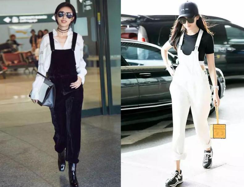 背带裤穿搭学生_穿背带裤上学_学生气背带裤如何穿才时尚