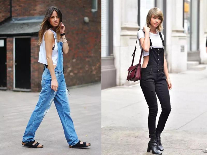 学生气背带裤如何穿才时尚_背带裤穿搭学生_穿背带裤上学