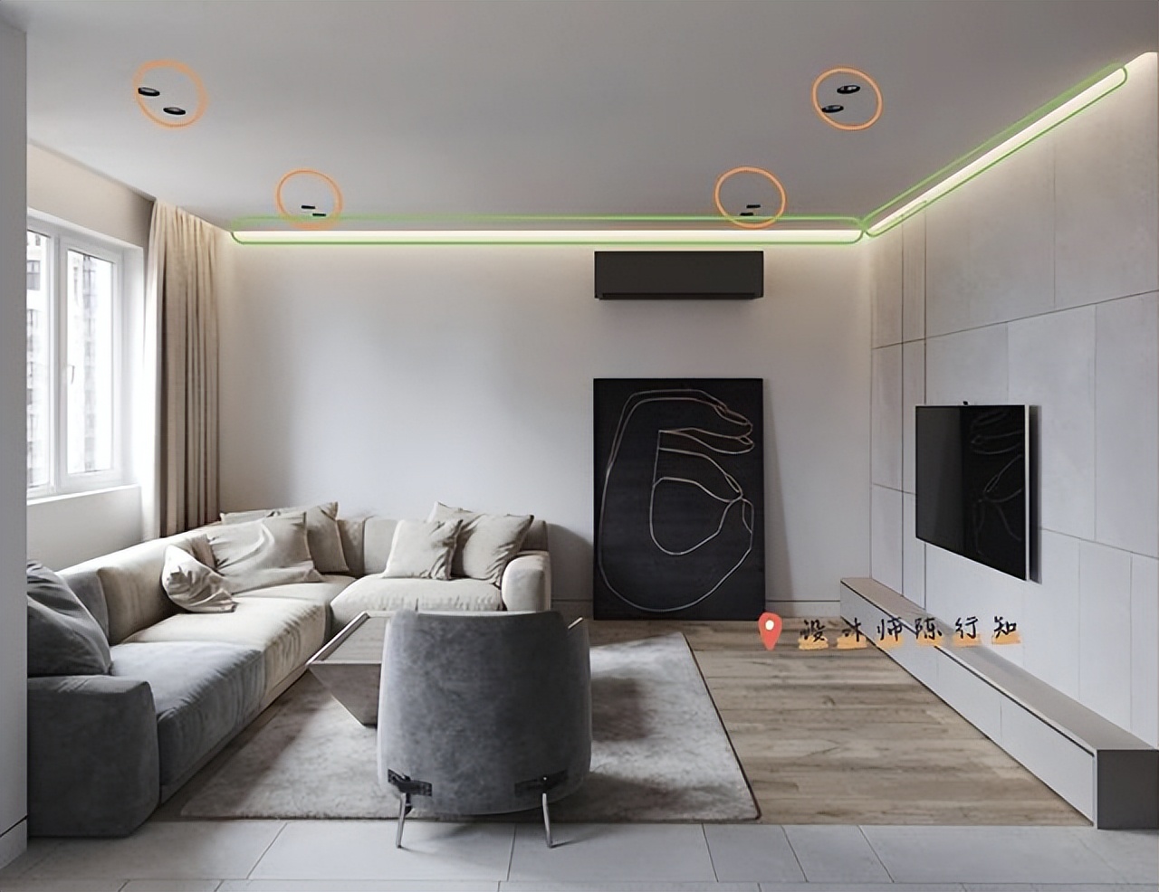 时尚客厅装修风格图片-客厅装修效果图时尚简约现代(图11) 客厅装修时尚风格图片_客厅装修效果图时尚简约现代_时尚客厅装修风格图片