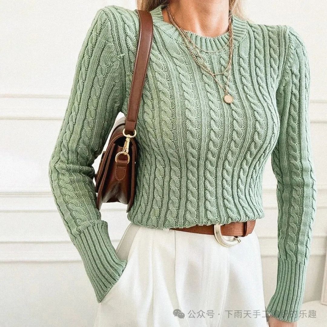 毛衣新款手工编织_时尚毛衣的织法视频_手织时尚毛衣