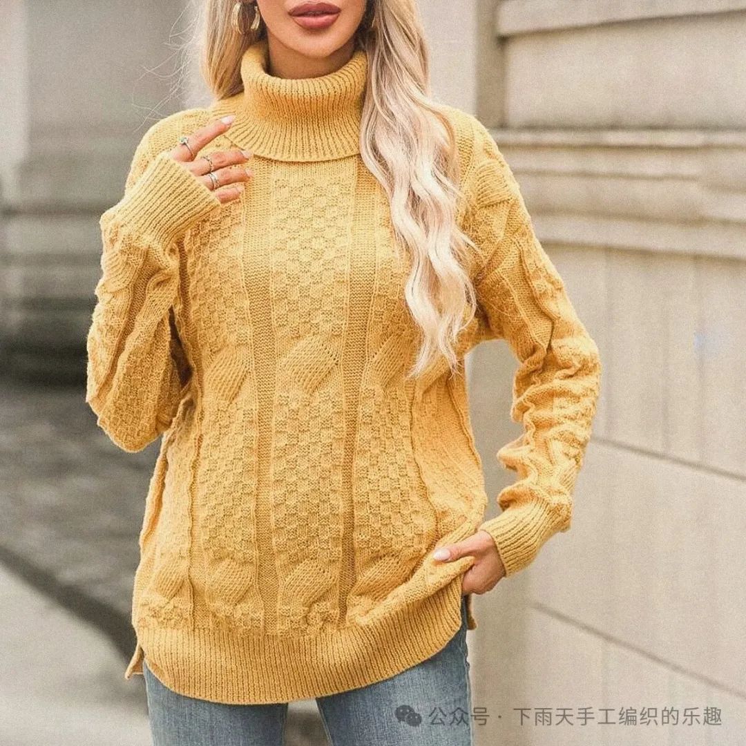 毛衣新款手工编织_时尚毛衣的织法视频_手织时尚毛衣