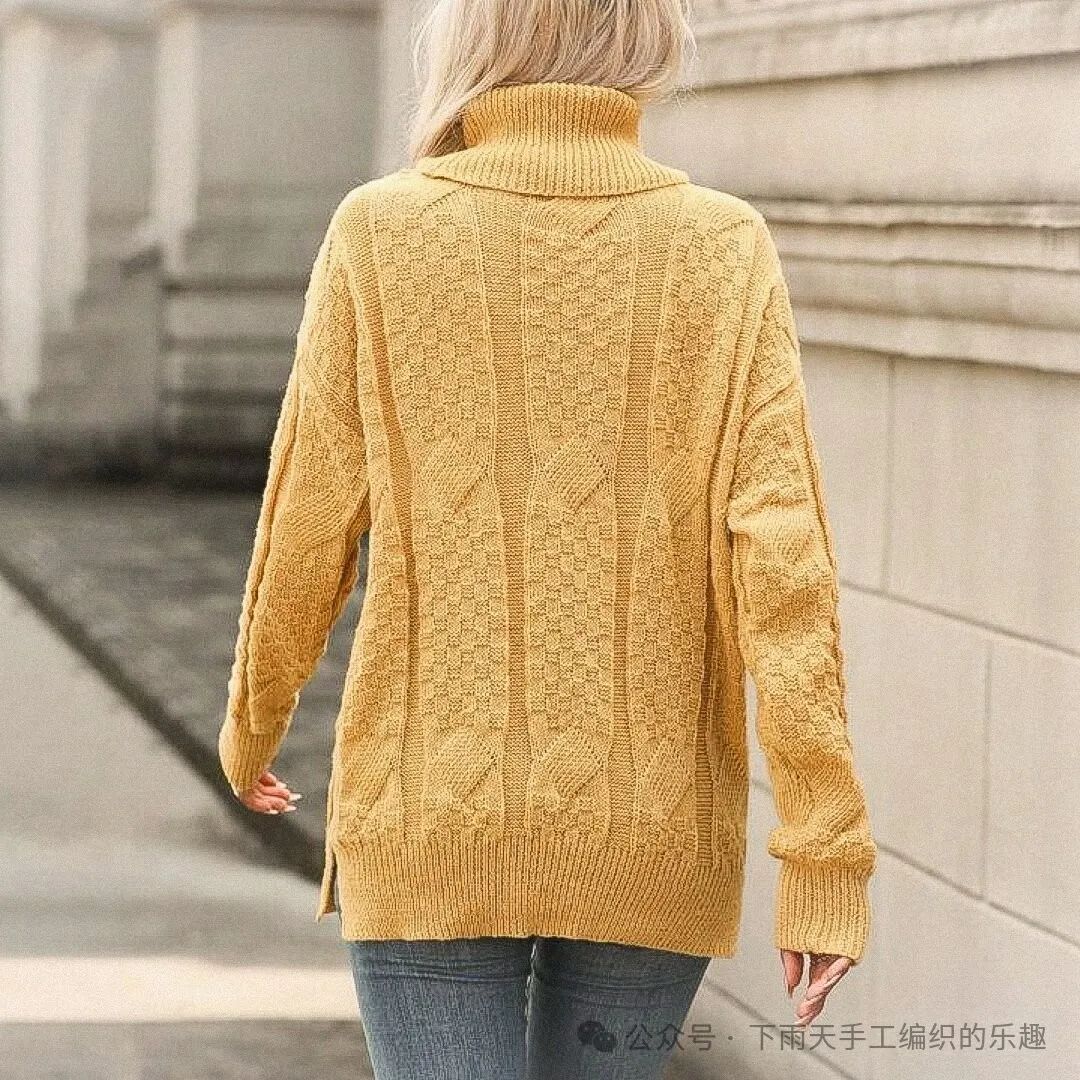毛衣新款手工编织_时尚毛衣的织法视频_手织时尚毛衣