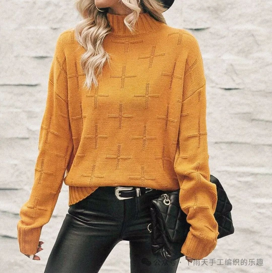 手织时尚毛衣_时尚毛衣的织法视频_毛衣新款手工编织